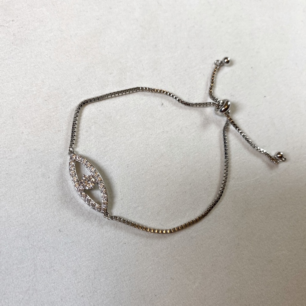 Silver with Crystals Vision Bracelet
